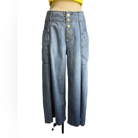 Free people super wide leg - Picture 8 of 12